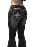 Starstruck Jeans, seen from the back, with the star pockets