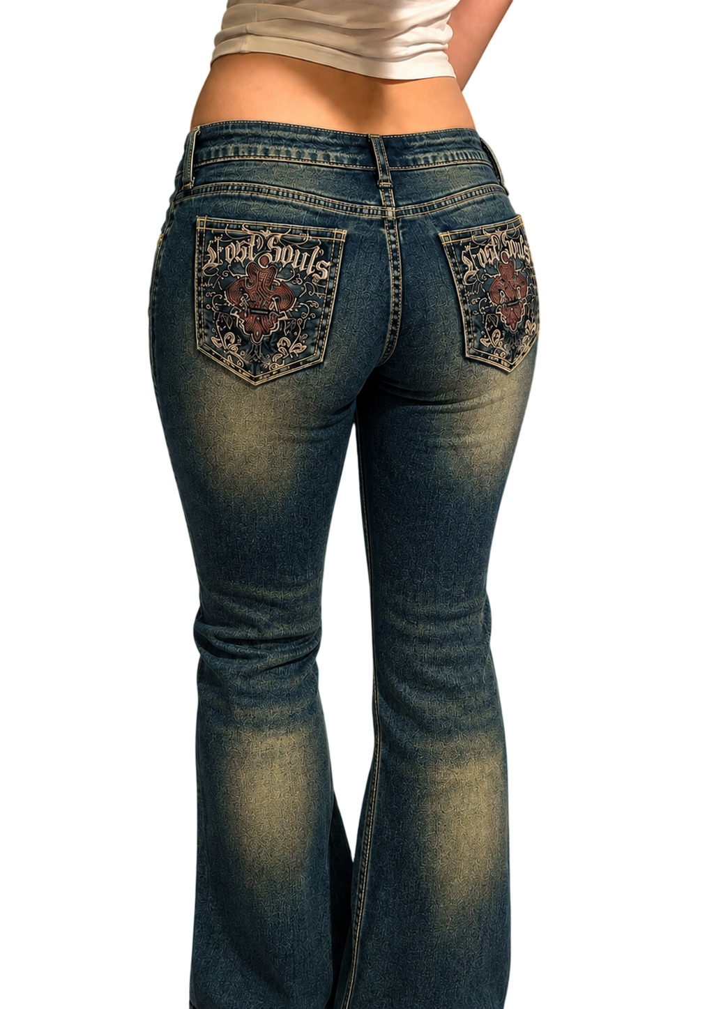 Lost Souls Jeans, seen from the back