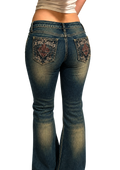 Lost Souls Jeans, seen from the back