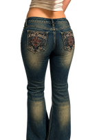 Lost Souls Jeans, seen from the back